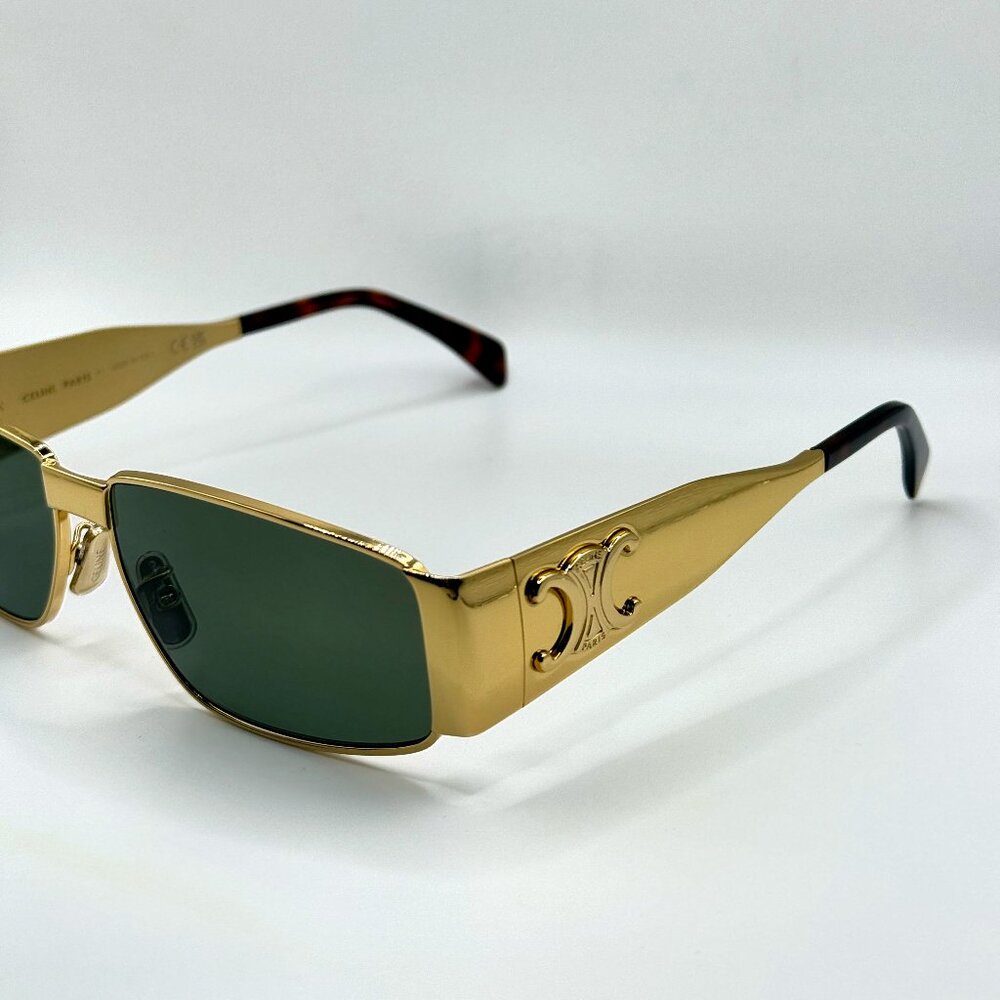 CELINE CL40325U 30N — Green/Gold — RX Frames — Luxury Designer Eyewear - Picture 9 of 9